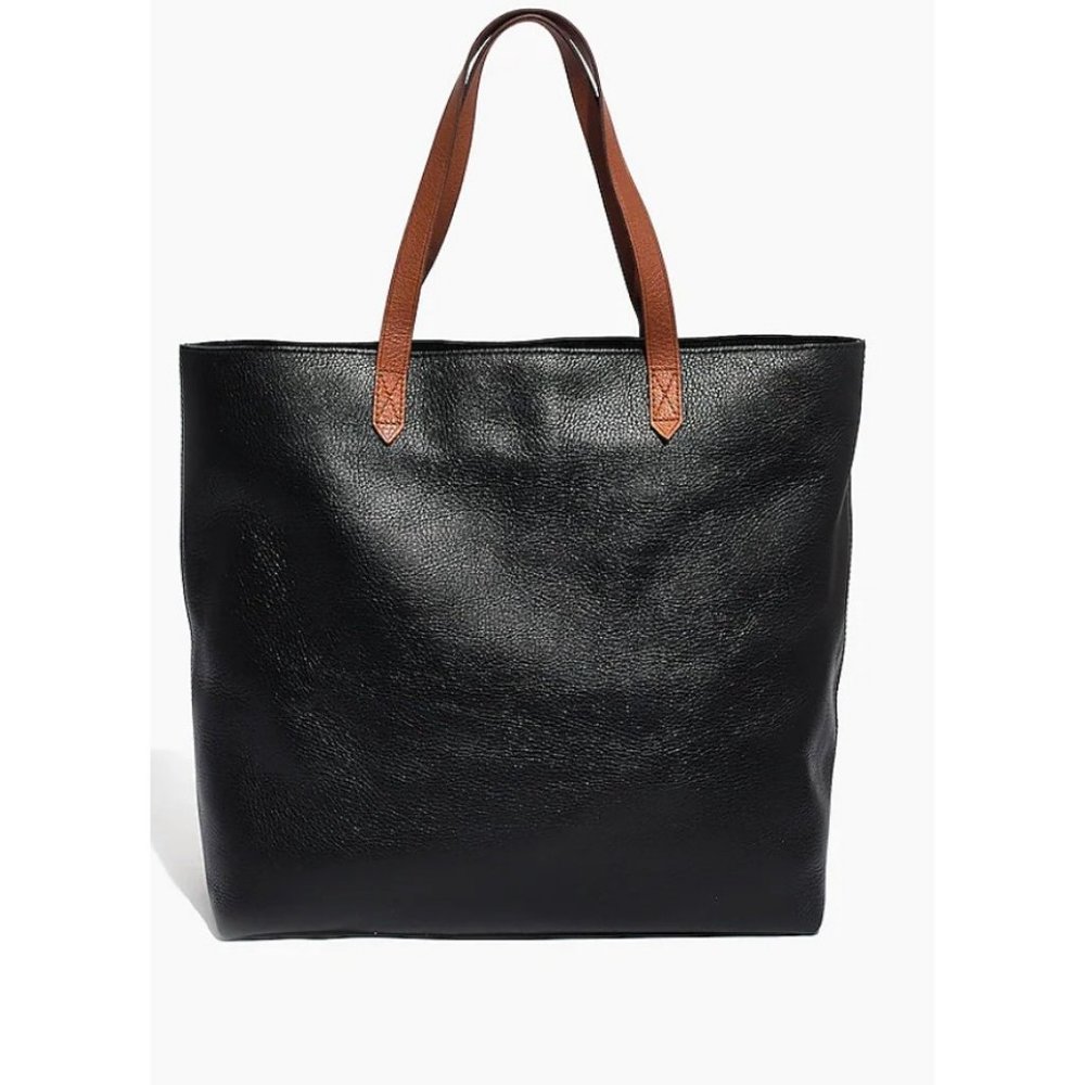 Madewell Transport Tote English Saddle Black Brown 53228 D2